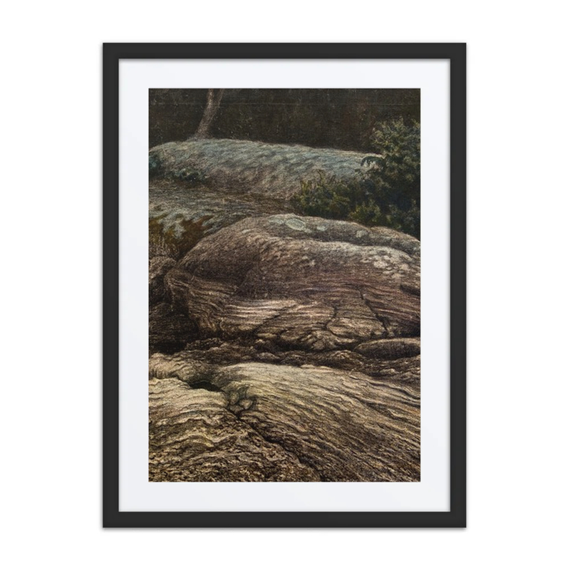 Flat Rocks in Moonlight