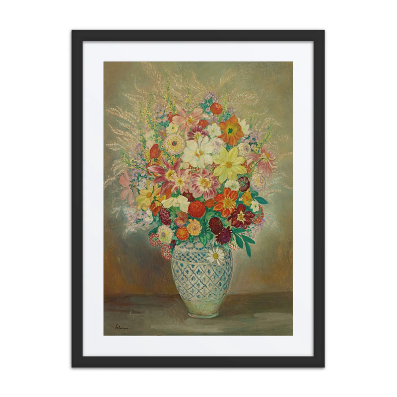 Floral Composition with Dahlias