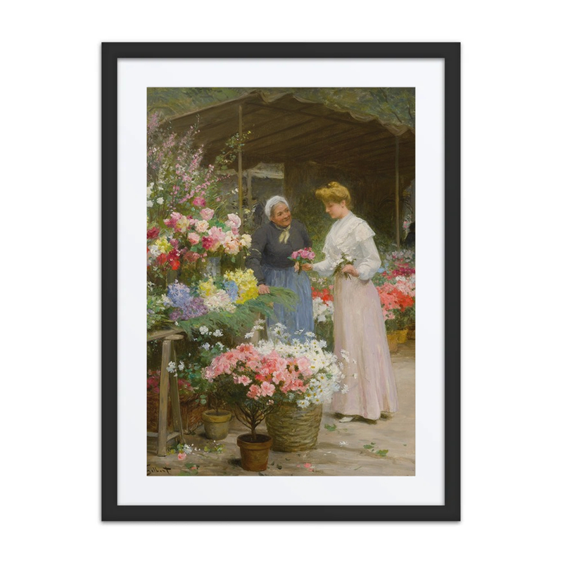 Flower Market at the Madeleine