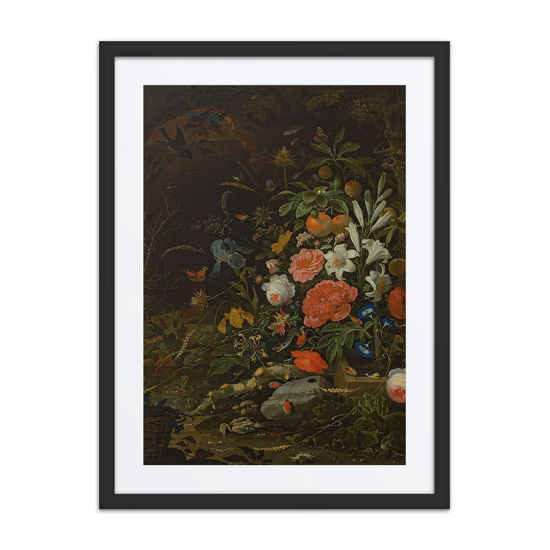 Flowers and Tiny Creatures – Vanitas Still Life