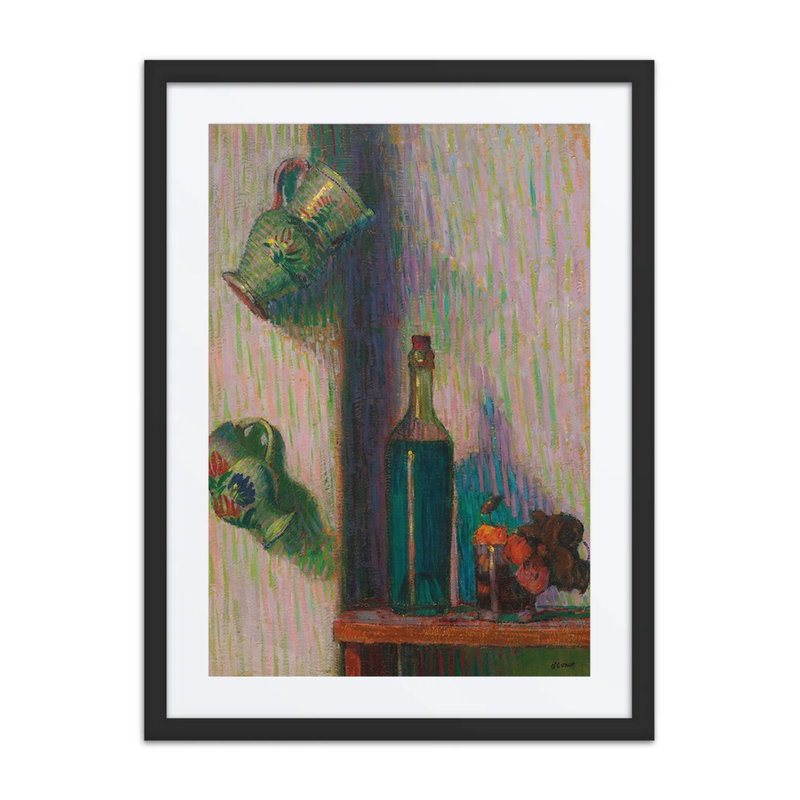 Flowers, Bottle and Two Jugs