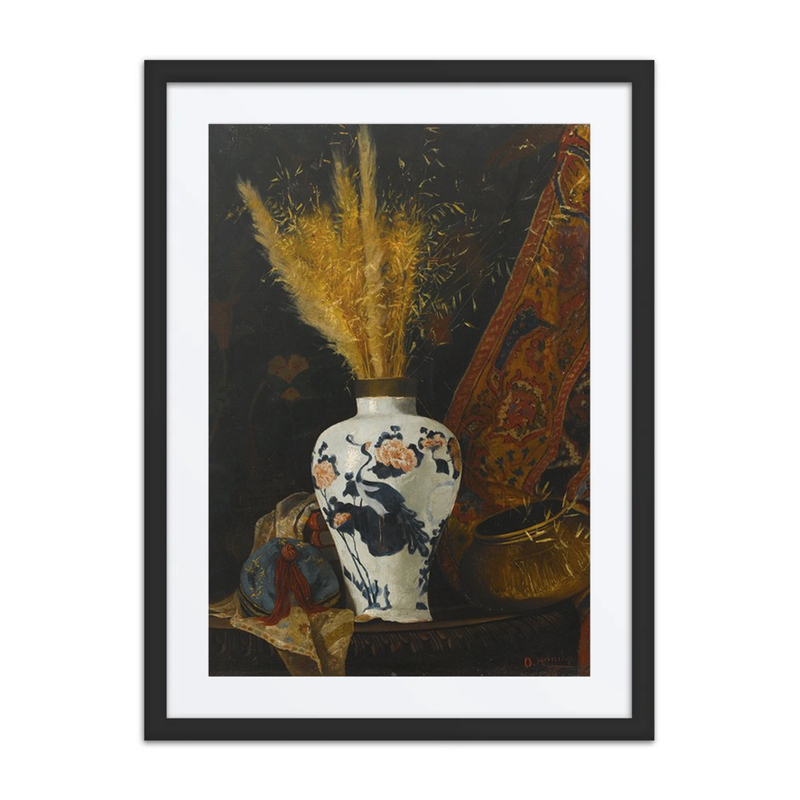 Flowers in a White Vase