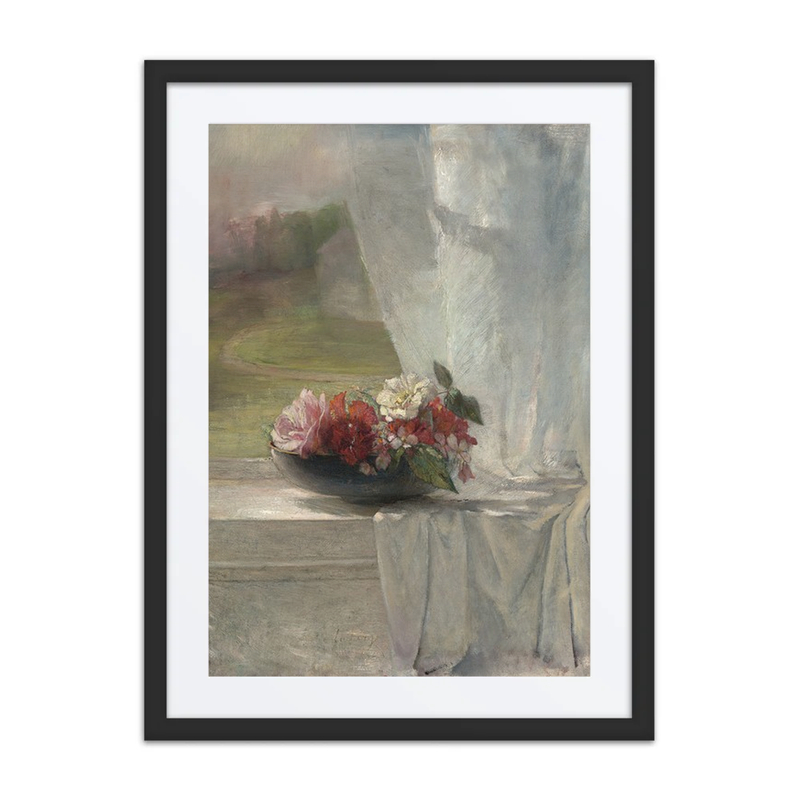 Flowers on a Window Ledge