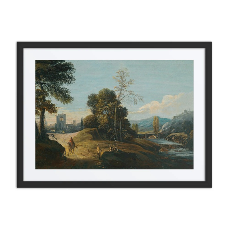 Fluvial Landscape with Figures