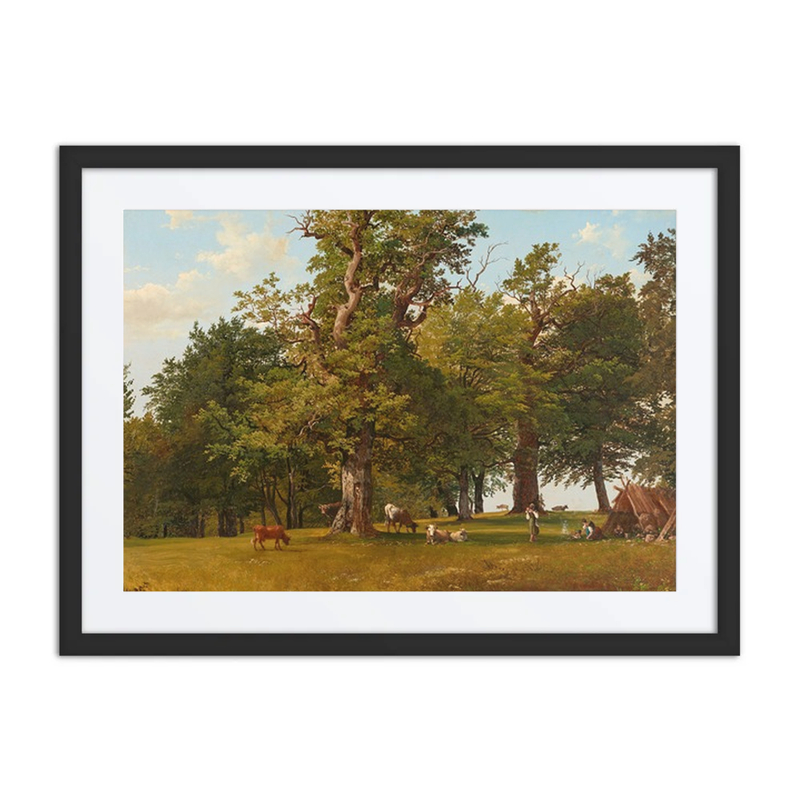 Forest Landscape with Herdsmen and Cows