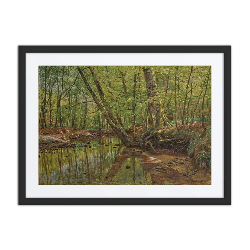 Forest Landscape with River