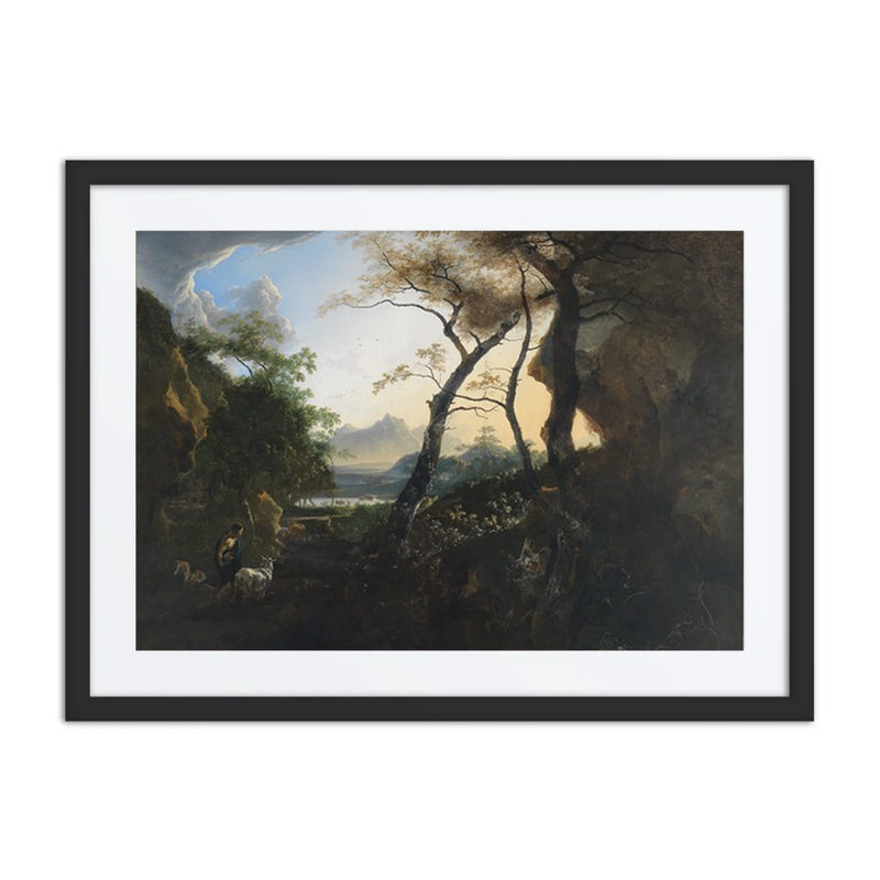 Forest Landscape with Shepherds