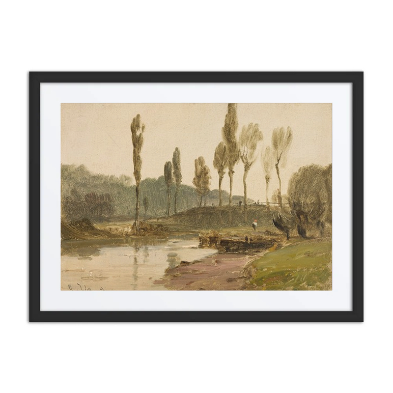 Forest Landscape with Water