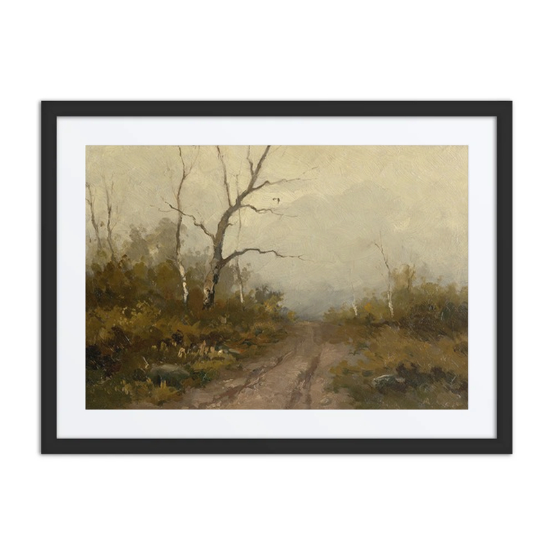 Forest Path in Mist