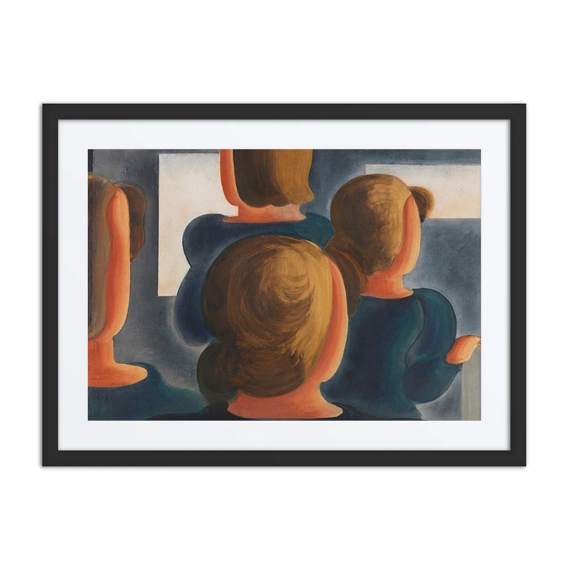 Four Figures in Grey