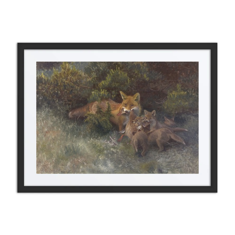 Fox with Cubs
