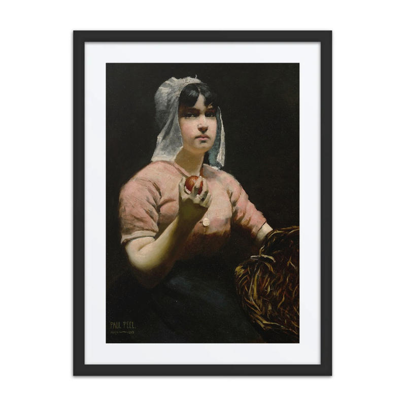 Frances with the Apple