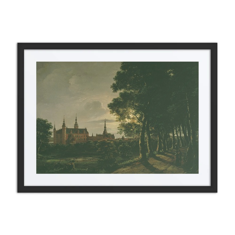 Frederiksborg Castle by Moonlight