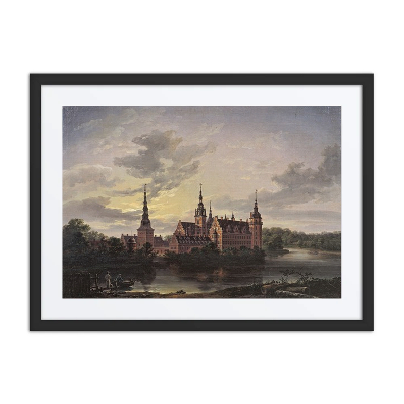 Frederiksborg Castle by Moonlight