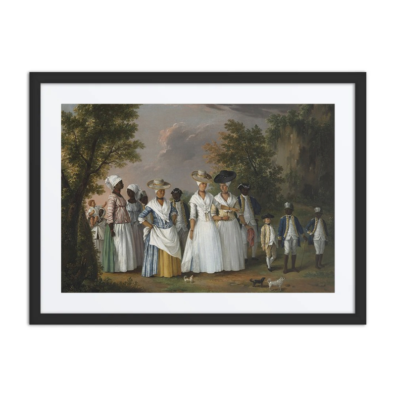 Free Women of Color with Their Children and Servants in a Landscape