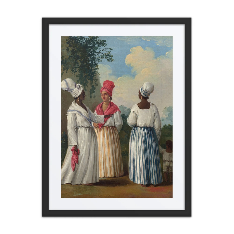 Free Women of Dominica with Child