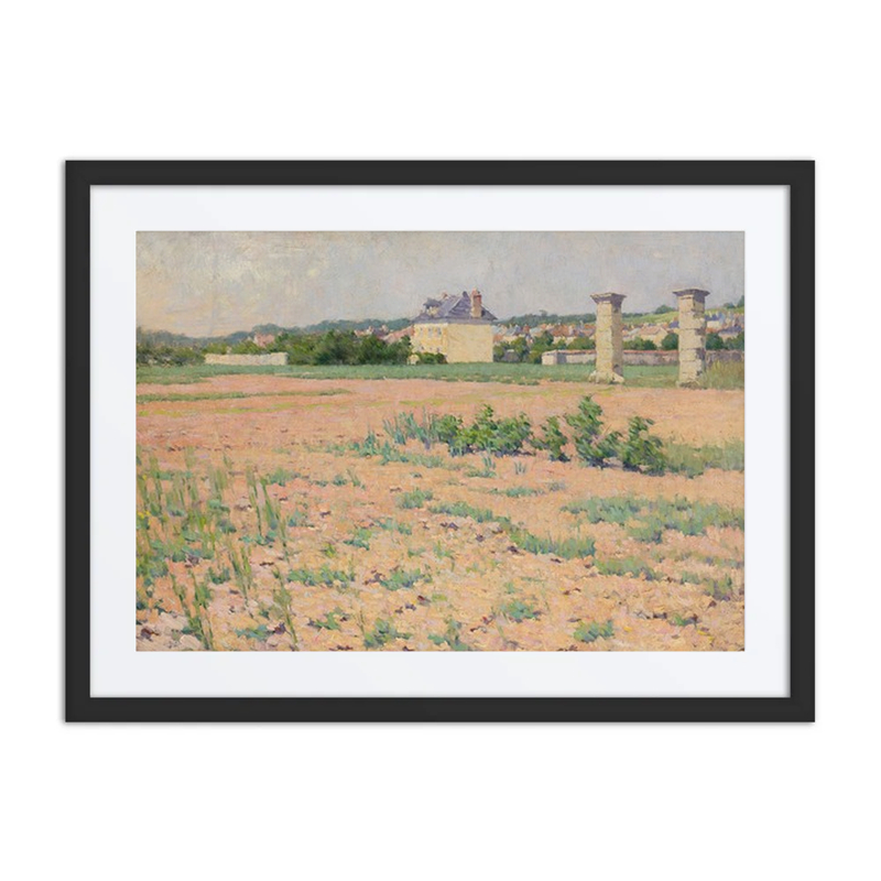 French Country Landscape with Houses in the Distance