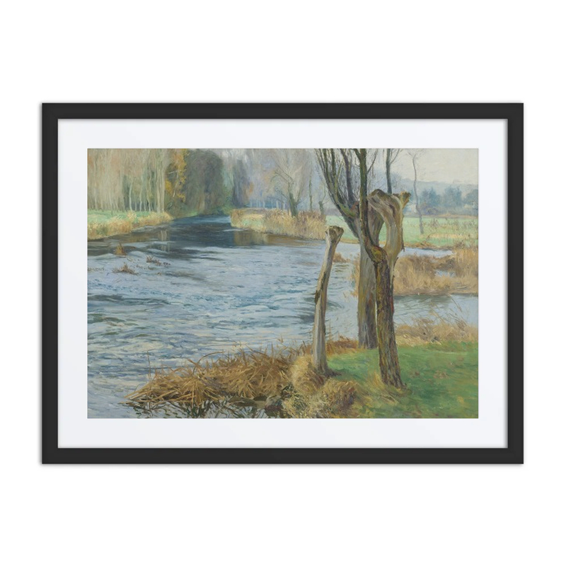 French Landscape with Watercourse