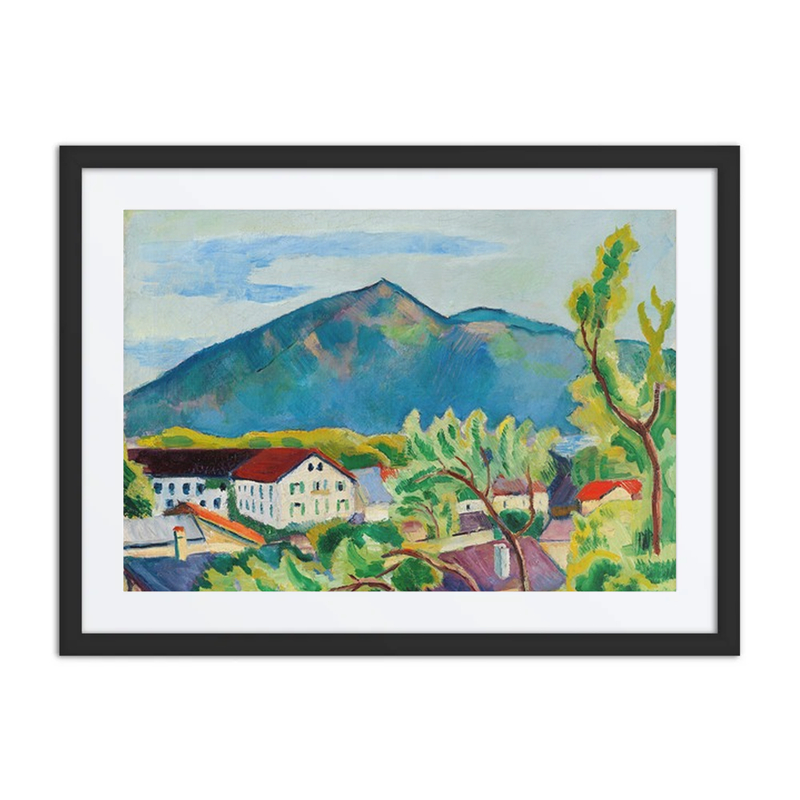 Frühlingslandschaft in Tegernsee