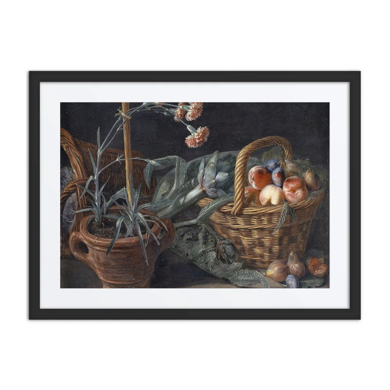 Fruit Basket with Pinks