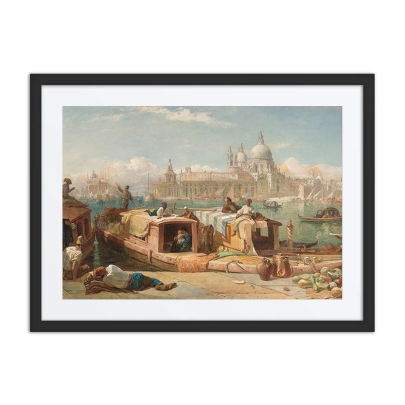 Fumeurs sur des Embarcations au Bout de la Piazzetta