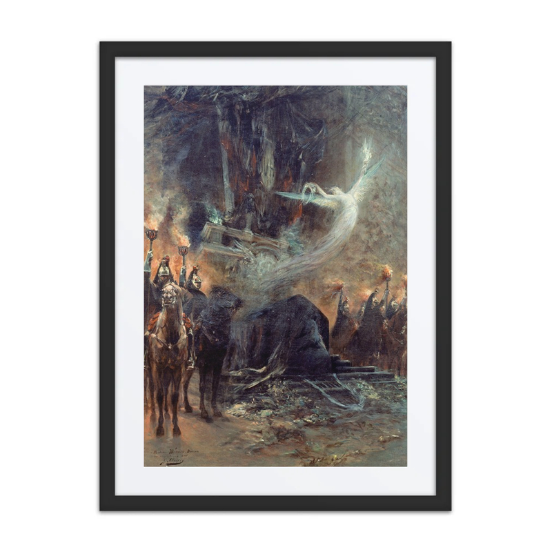 Funérailles de Victor Hugo – la Veillée sous l’Arc de Triomphe