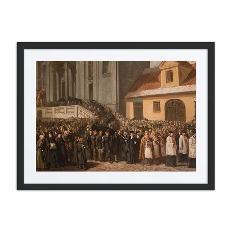 Funeral of the Five Victims of the Manifestation of 1861 in Warsaw