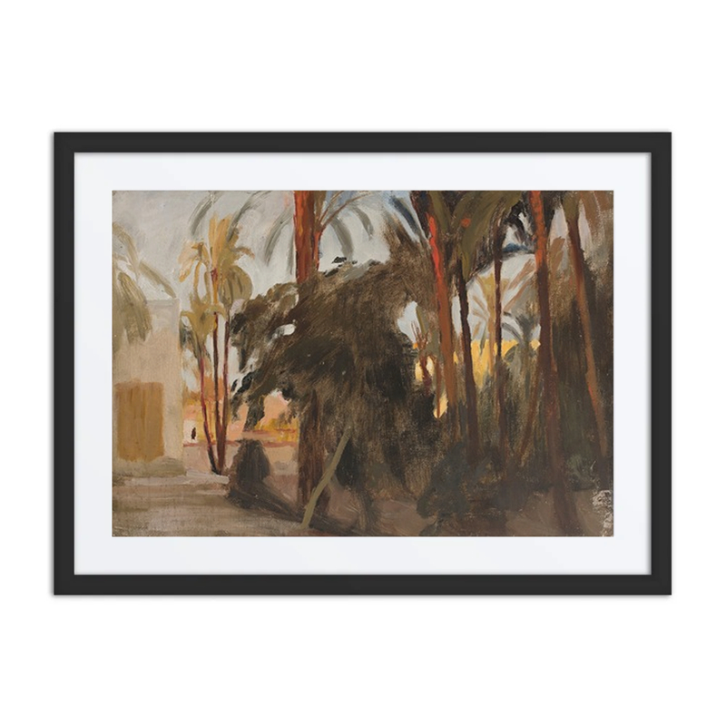 Garden – Nude of the Desert. from the Journey to Egypt