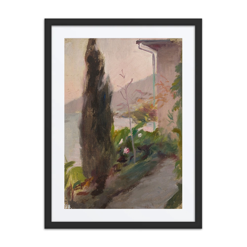 Garden of the Bakhchi-Dere Villa in Yalta. from the Journey to Crimea