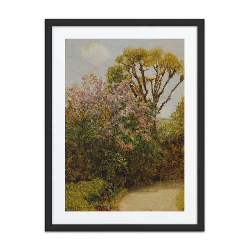 Garden Path with Lilacs