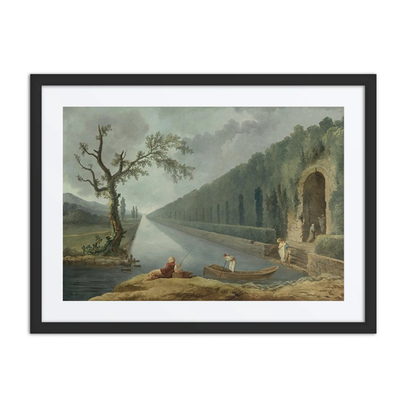 Garden Scene with a Canal