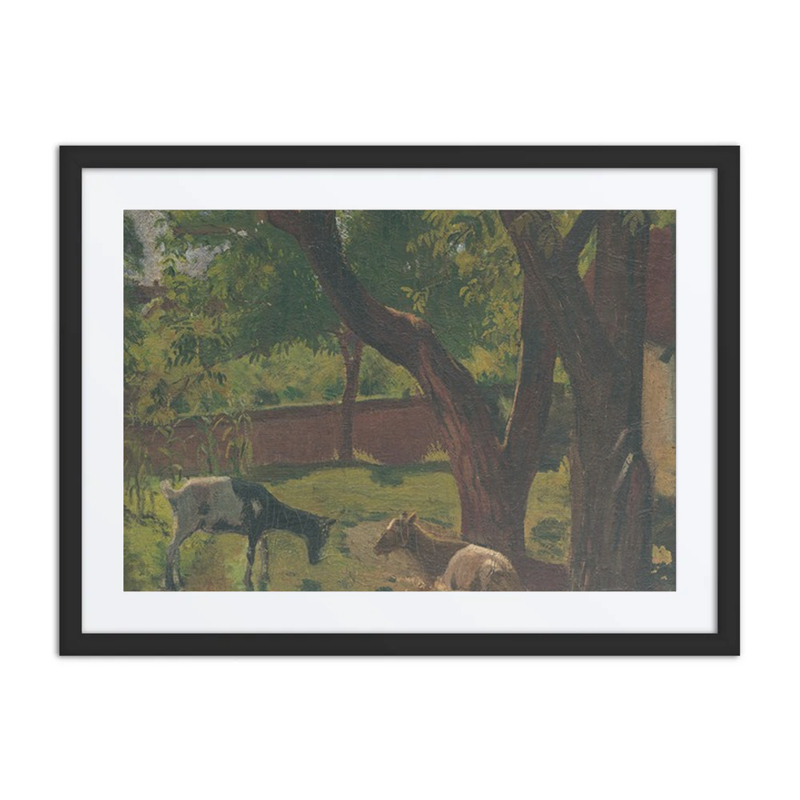 Garden with Goats
