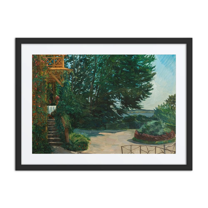 Garten Einer Villa Am Starnberger See