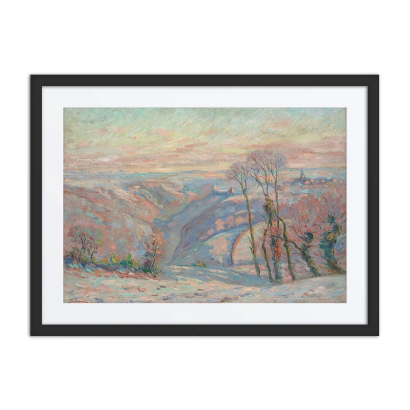 Gelée Blanche au Village de Crozant