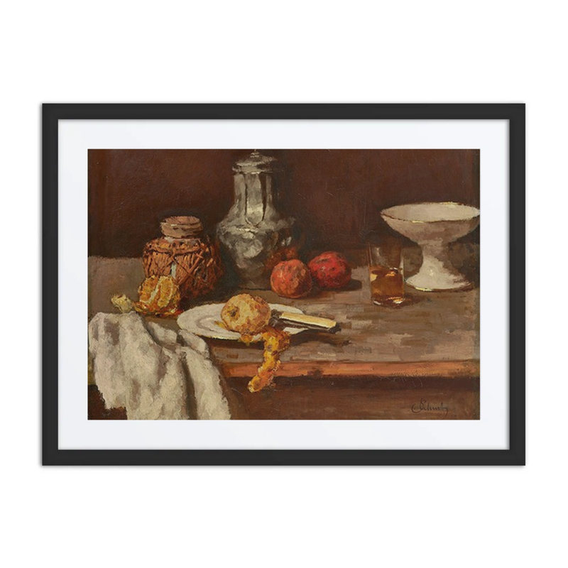 Ginger Jar with Half an Orange