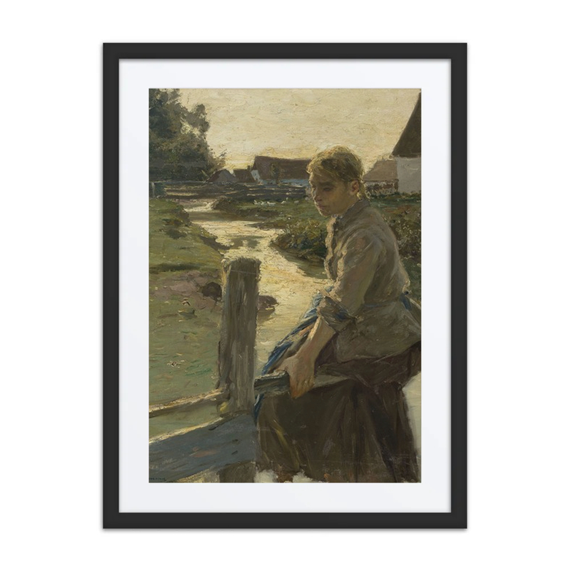 Girl at a Creek
