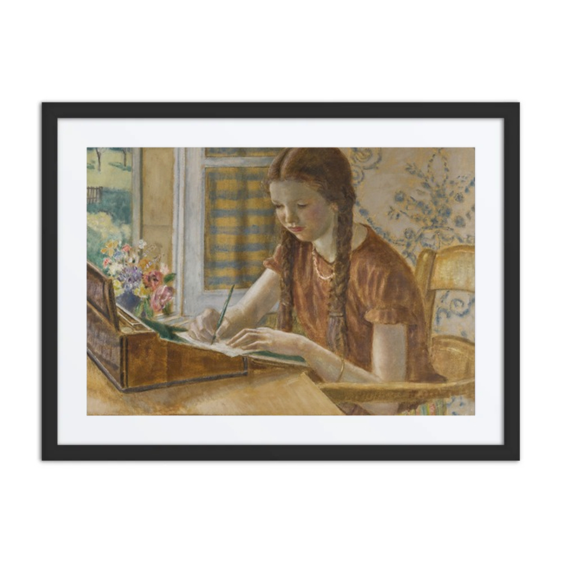 Girl at Writing Desk