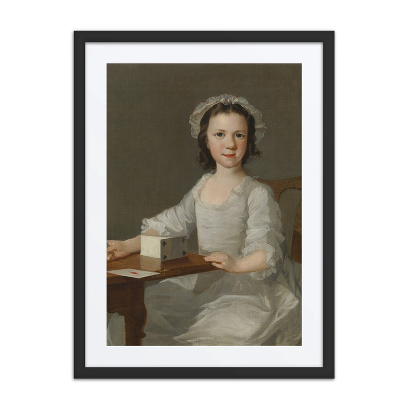 Girl Building a House of Cards