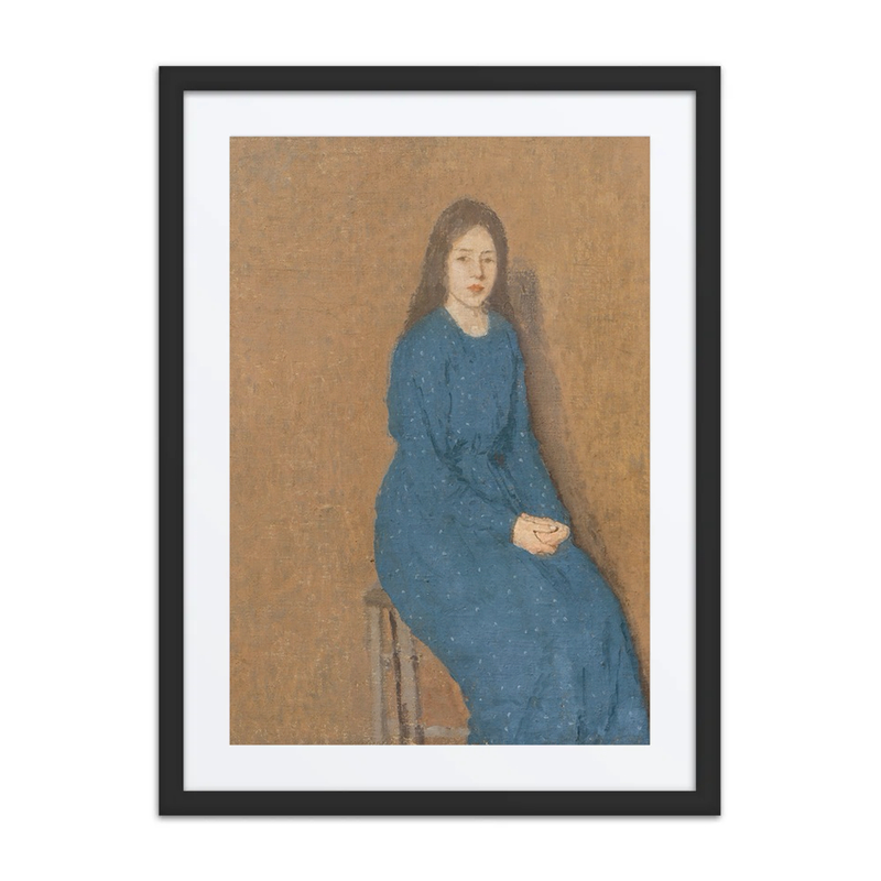 Girl in a Blue Dress