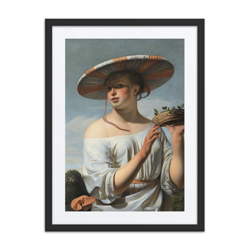 Girl in a Large Hat
