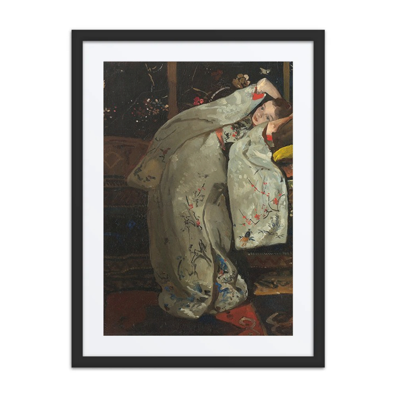 Girl in a White Kimono