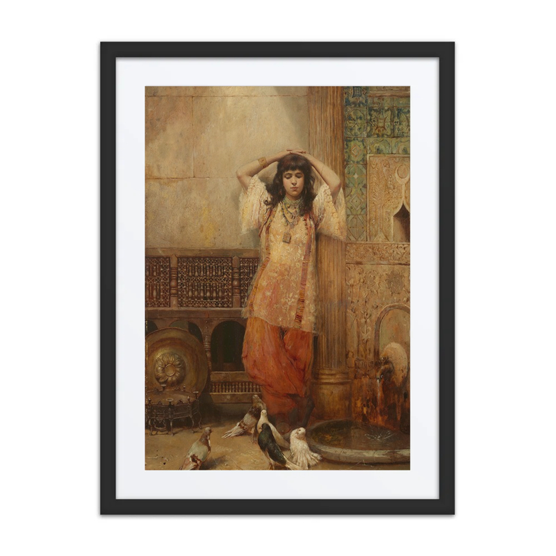 Girl in an Algiers Courtyard
