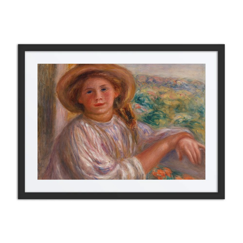 Girl on a Balcony, Cagnes