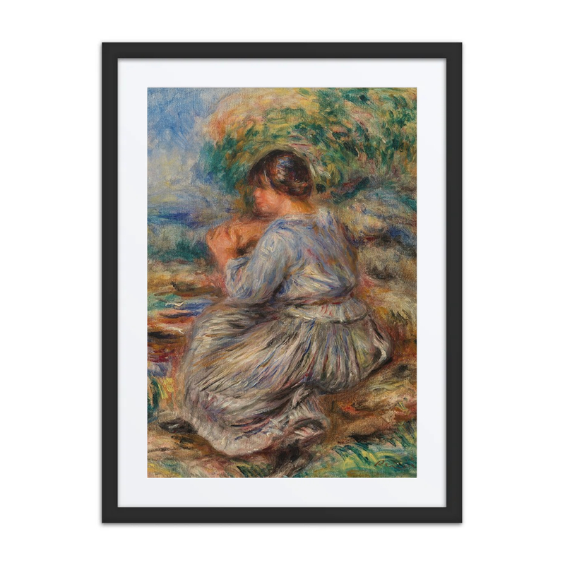 Girl Seated in a Landscape