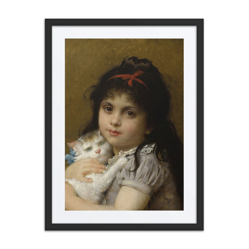 Girl with a Kitten