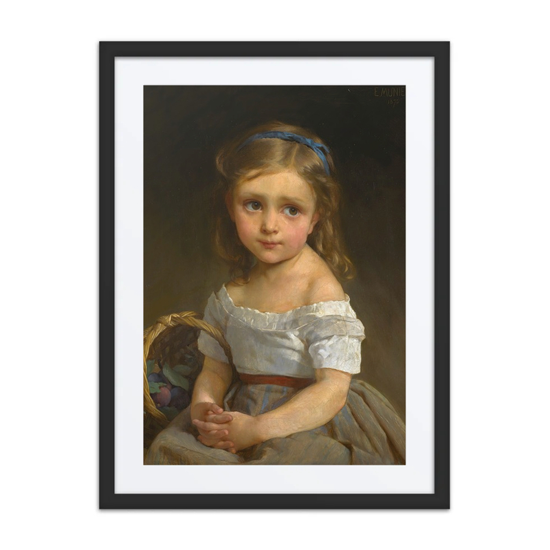 Girl with Basket of Plums