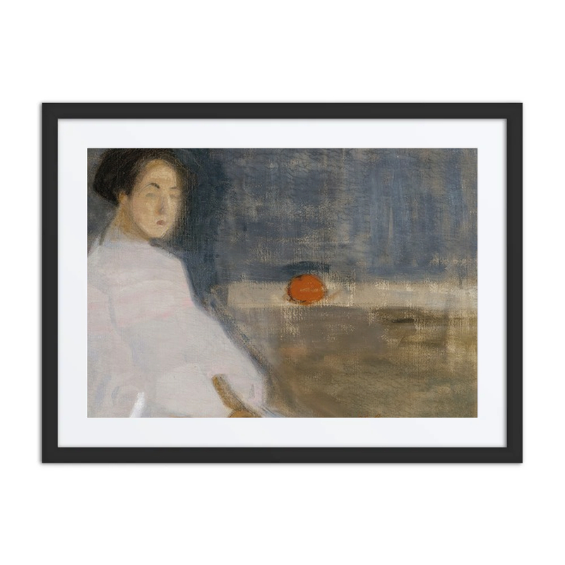 Girl with Orange