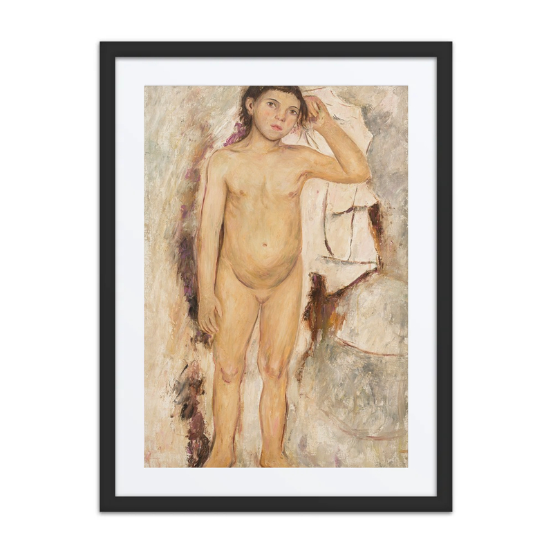 Girl with Raised Hand