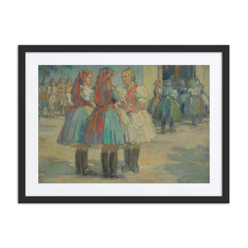 Girls in Traditional Costume