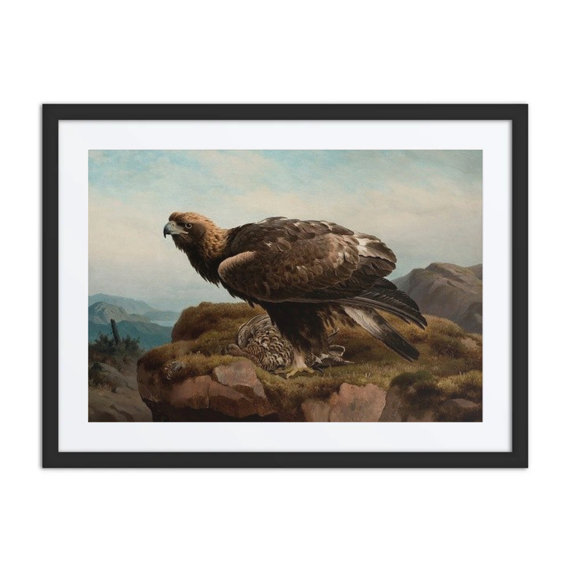 Golden Eagle at a cliff’s Edge